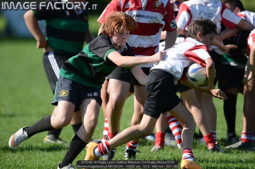 2015-05-16 Rugby Lyons Settimo Milanese U14-Rugby Monza 0319